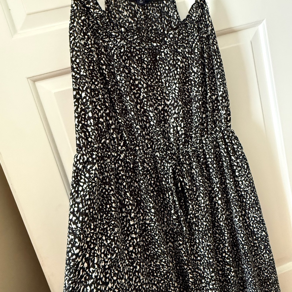 Universal Thread Black and White Speckled Sleeveless Dress